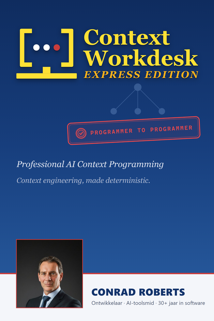 Context Workdesk: EXPRESS EDITION — Professional AI Context Programming, by Conrad Roberts