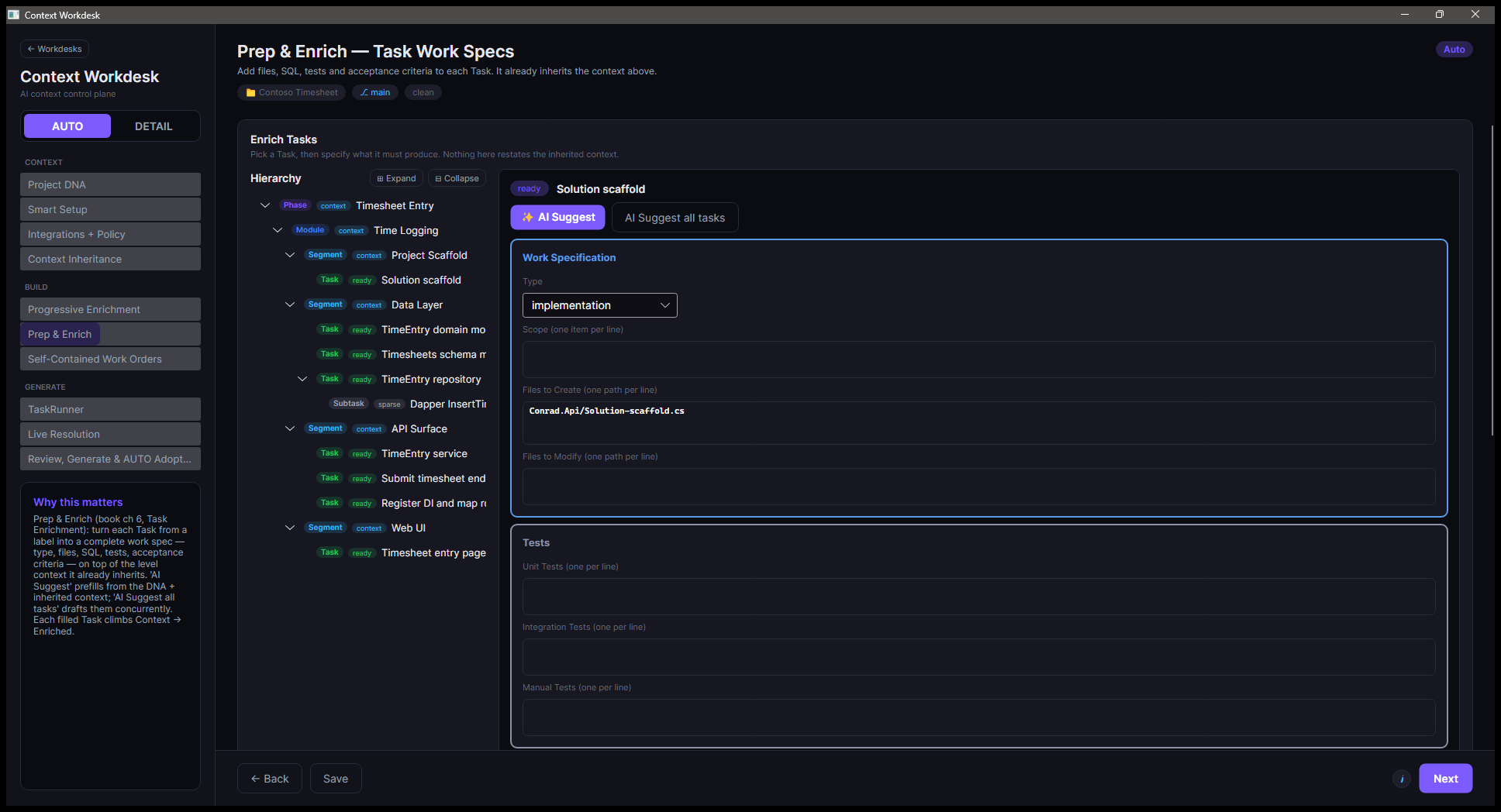 Taakspecificaties